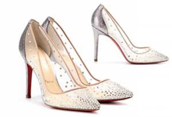 Body Strass Mesh Red-Sole Pump